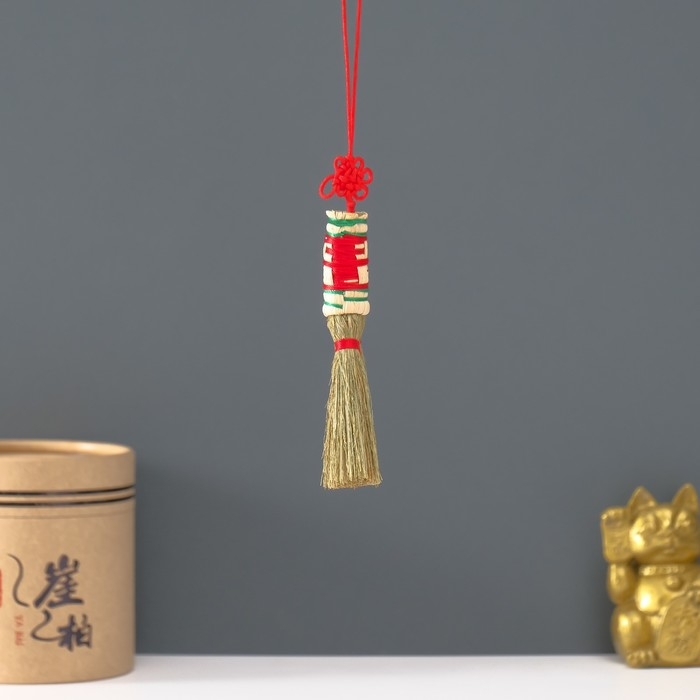 Подвеска Подвеска "Талисман. Веник с узлом счастья" 16 см