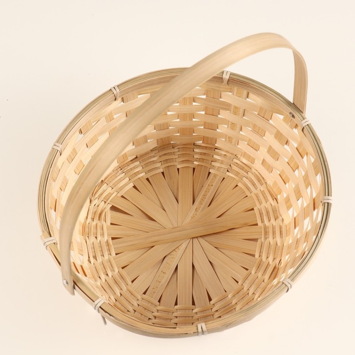 Корзина плетенная, 26х12/30 см, бамбук Корзина плетенная, 26х12/30 см, бамбук