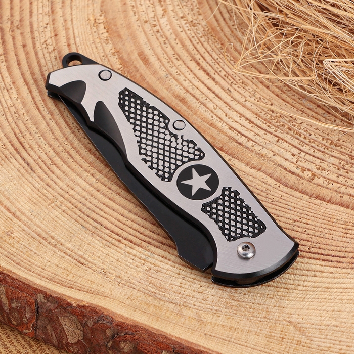 Нож перочинный складной "Звезда" 15,5см, клинок 70мм/1мм