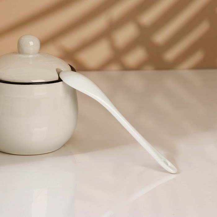 Банки керамические для специй на металлической подставке «Листья», 200 мл, 3 шт Банки керамические для специй на металлической подставке «Листья», 200 мл, 3 шт