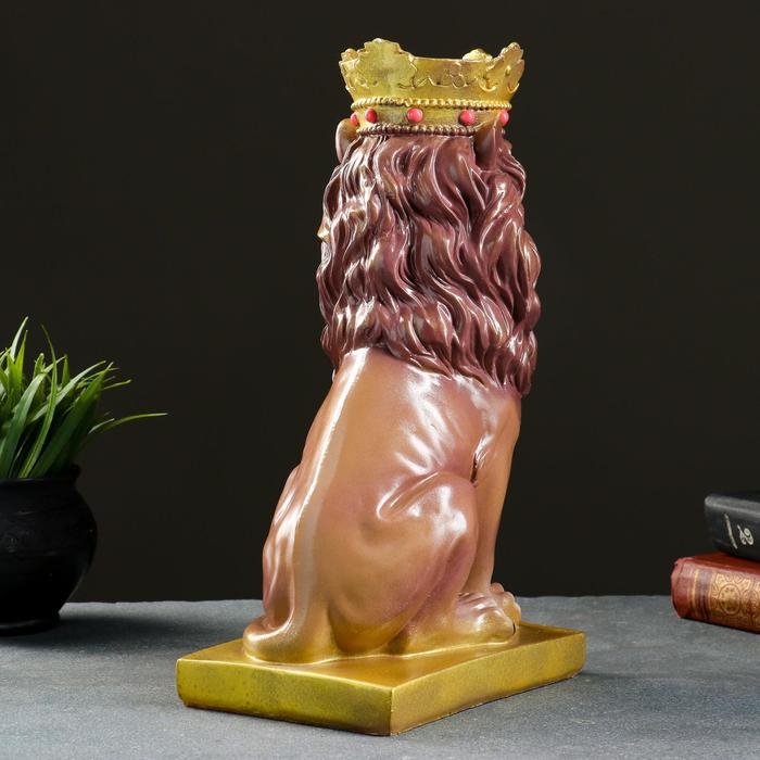 Копилка Копилка "Лев с короной" цветной,19х14х35см