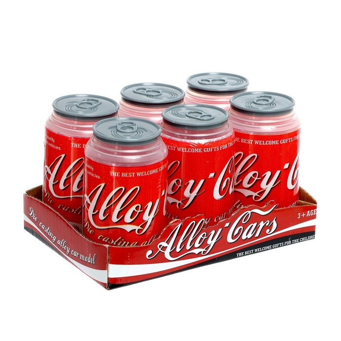 Машина металлическая «Спецслужбы» в банке, цвет МИКС Машина металлическая «Спецслужбы» в банке, цвет МИКС