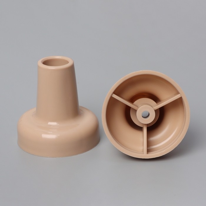 Карниз двухрядный, ширина 140 см, d=28 мм, пластиковые элементы, цвет дуб Карниз двухрядный, ширина 140 см, d=28 мм, пластиковые элементы, цвет дуб