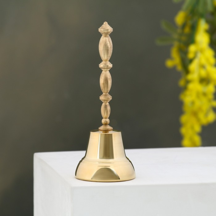 Колокольчик Валдайский  Колокольчик Валдайский "Позвонок №4", полированный, с длинной ручкой, d=48 мм