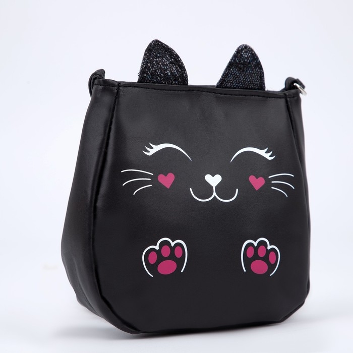 Сумка детская для девочки «чёрный котик» Сумка детская для девочки «чёрный котик»