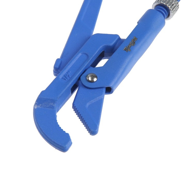 Ключ трубный рычажный ТУНДРА, полукруглый зажим 45°, раскрытие до 30 мм, №0, 1/2 Ключ трубный рычажный ТУНДРА, полукруглый зажим 45°, раскрытие до 30 мм, №0, 1/2"