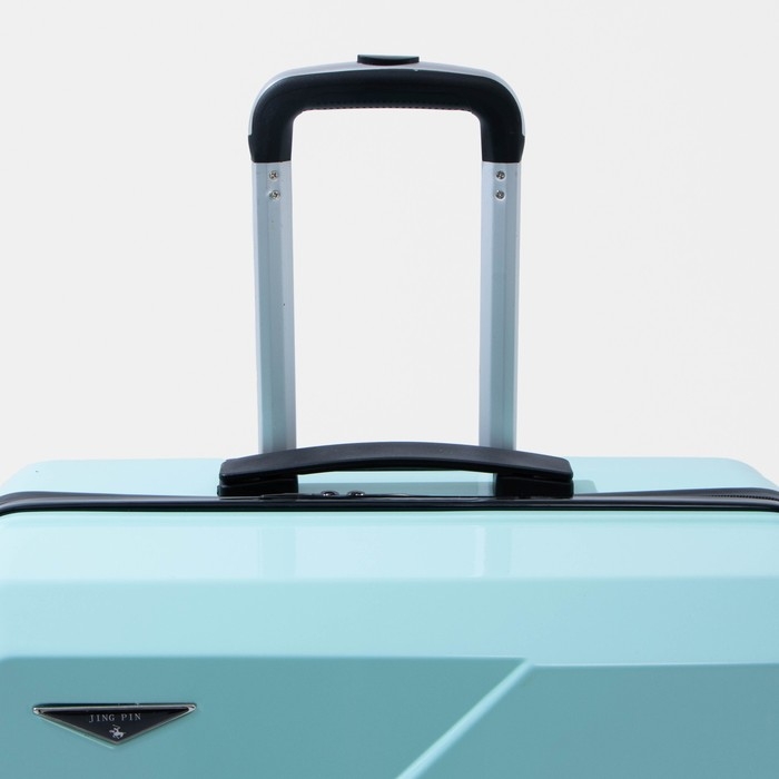 Чемодан большой 84 л (L), отдел на молнии, кодовый замок, цвет бирюзовый Чемодан большой 84 л (L), отдел на молнии, кодовый замок, цвет бирюзовый