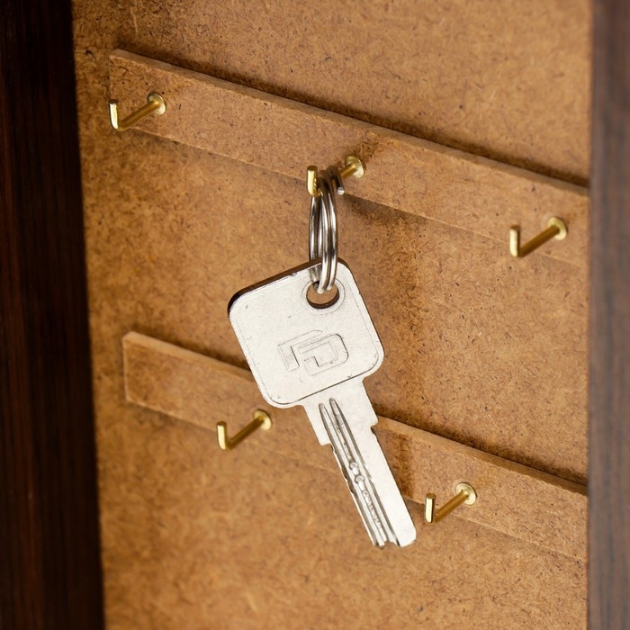 Ключница Ключница "Пёрышко" 16х31 см венге МИКС