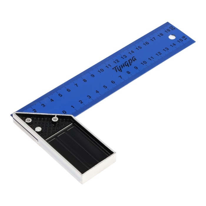 Угольник металлический ТУНДРА, 200 мм Угольник металлический ТУНДРА, 200 мм