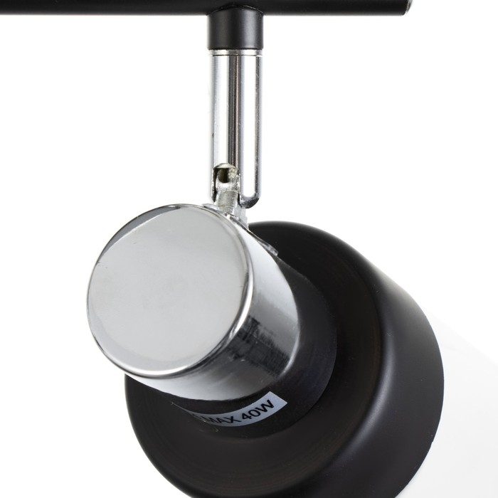 Светильник Светильник "Масуми " 2х60Вт Е14 черный/хром 47,5х10х20см