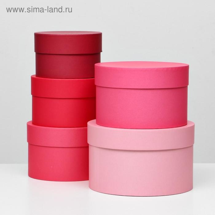 Набор круглых коробок 5 в 1 Набор круглых коробок 5 в 1 "Пантон 200", 23 х 23 х 14 - 15 х 15 х 10 см