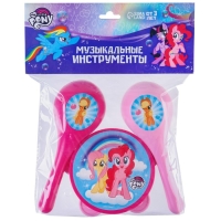 Музыкальные инструменты «Маракасы и бубен» My little pony, 3 предмета