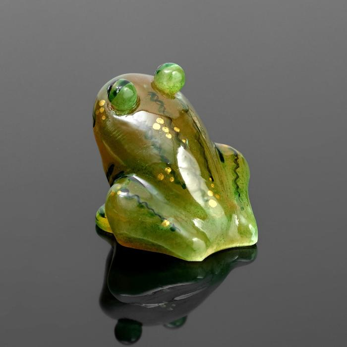 Сувенир Сувенир"Лягушка пучеглазая", селенит