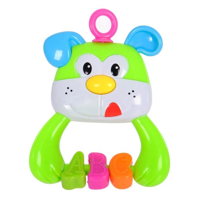 Погремушка «Собачка», цвет МИКС, Крошка Я Погремушка «Собачка», цвет МИКС, Крошка Я