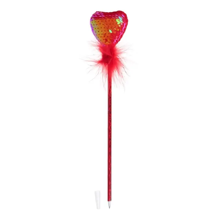 Ручка «Сердечко», синие чернила, МИКС