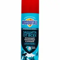 Аэрозоль Mosquitall от летающих насекомых и клещей репеллентный Mosquitall, 150 мл