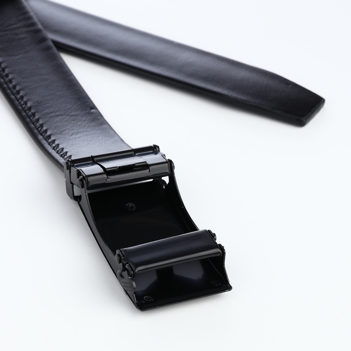 Ремень мужской, Великан, ширина 4 см, пряжка автомат, цвет чёрный Ремень мужской, Великан, ширина 4 см, пряжка автомат, цвет чёрный