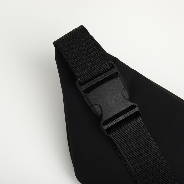 Сумка поясная на молнии, цвет чёрный Сумка поясная на молнии, цвет чёрный