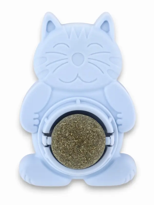 Игрушка для кошек из кошачьей мяты &laquo;Большой Кот&raquo;, 4.5&times;6&times;6 см, на основании, МИКС