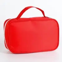 Аптечка дорожная First Aid, красная, 24&times;12&times;6 см