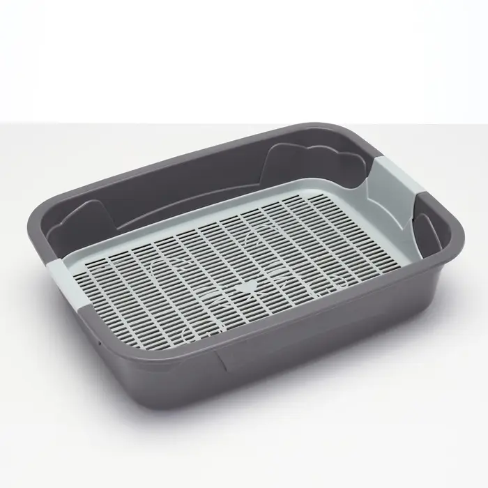 Туалет с сеткой,44&times;33&times;11.5 см, серый