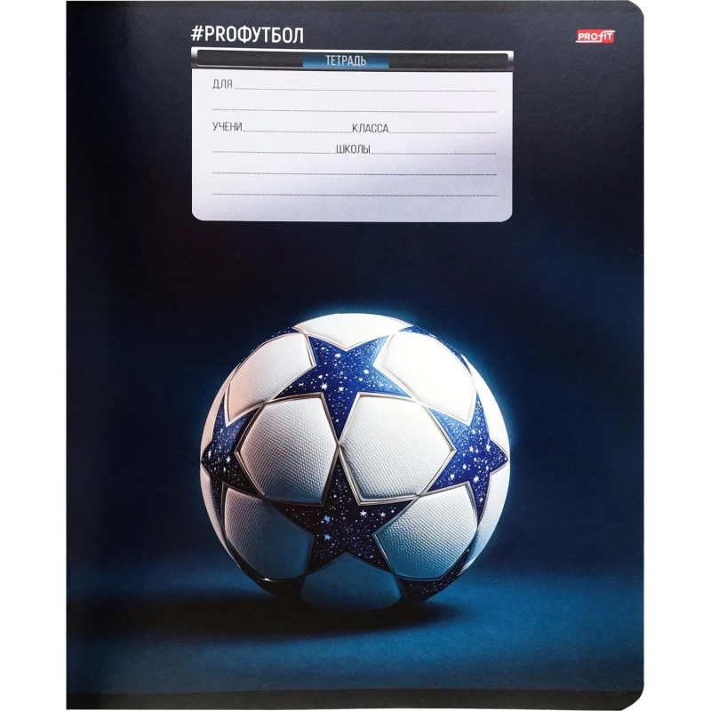 Тетрадь КЛЕТКА 12л. ФУТБОЛЬНЫЕ МЯЧИ - 20 цвет. мелов.обл.ассорти 12-0924)