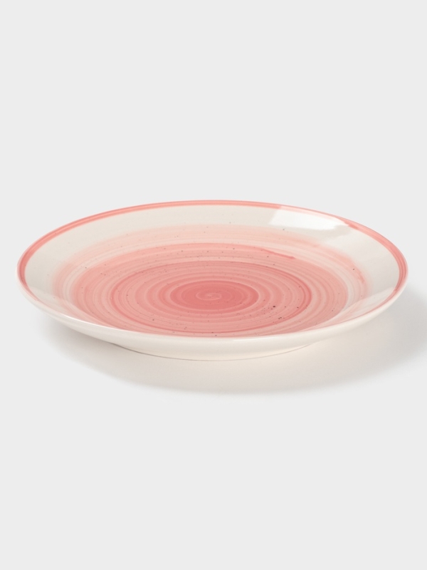 Тарелка десертная Доляна "А-ля Прима" 19см, 19,5х2, цвет розовый