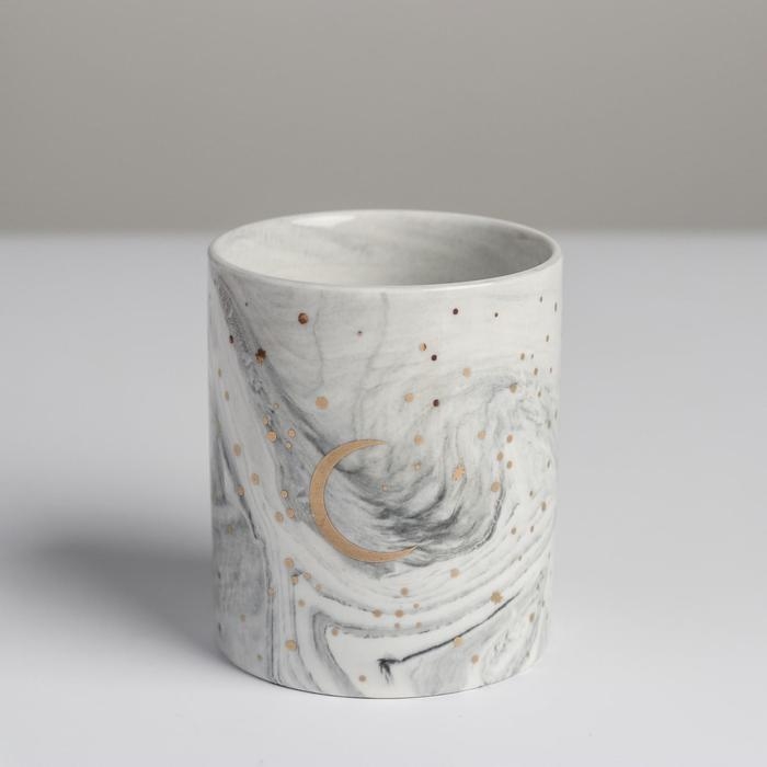 Горшок для цветов с тиснением, «Луна», 8 х 9.5 см Горшок для цветов с тиснением, «Луна», 8 х 9.5 см