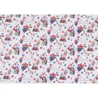 Бумага упаковочная белый крафт, 1 лист &laquo;С Днем Рождения!&raquo;, 70 &times; 100 см