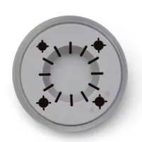 Горшок для цветов с поддоном &laquo;Дюна&raquo;, 5.5 л, пластиковый, серый