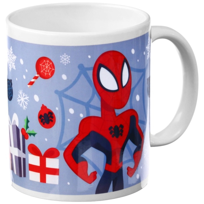 Новый год. Кружка керамическая Новый год. Кружка керамическая "Новый год!", 350 мл, Человек паук