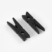 Прищепки для шитья, 3&times;0.9&times;0.3 см, 10 шт., чёрные