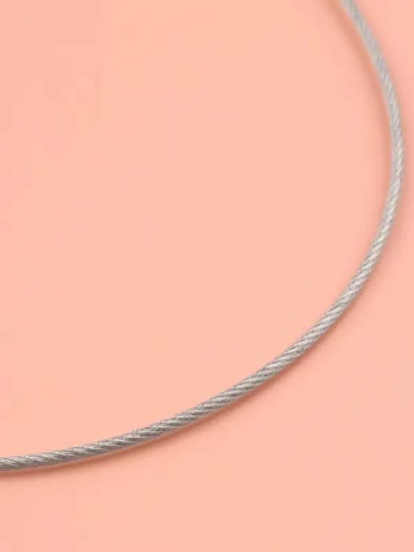 Спицы круговые, для вязания, с металлическим тросом, d=2 мм, 14/80 см