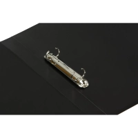 Папка на 2-х кольцах пласт. 16/25мм А4 черная