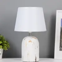 Лампа настольная &laquo;Глим&raquo; E14, 1х40Вт, белый/золотой, RISALUX