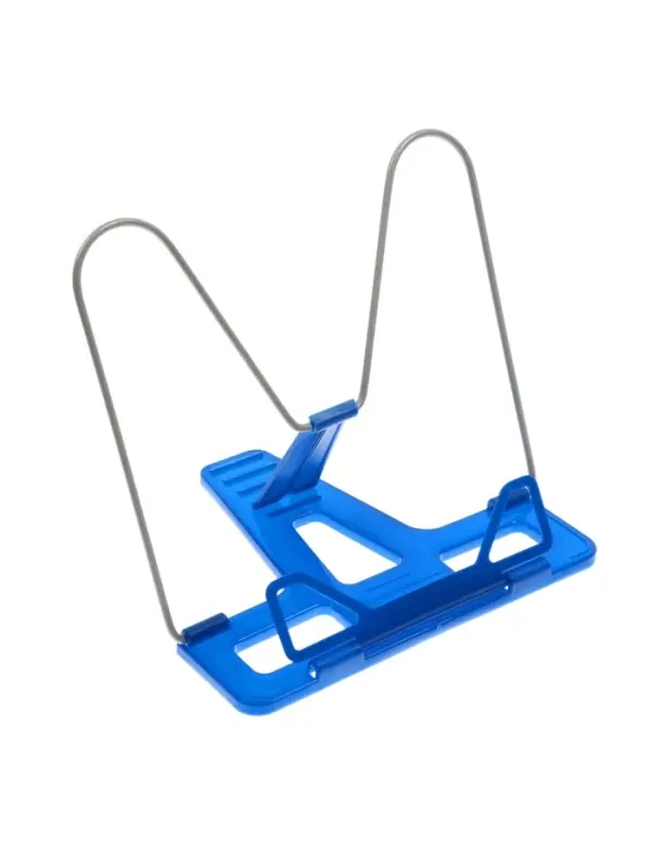 Подставка для книг &laquo;Отличный выбор&raquo;, с пластиковым упором, эконом, синяя