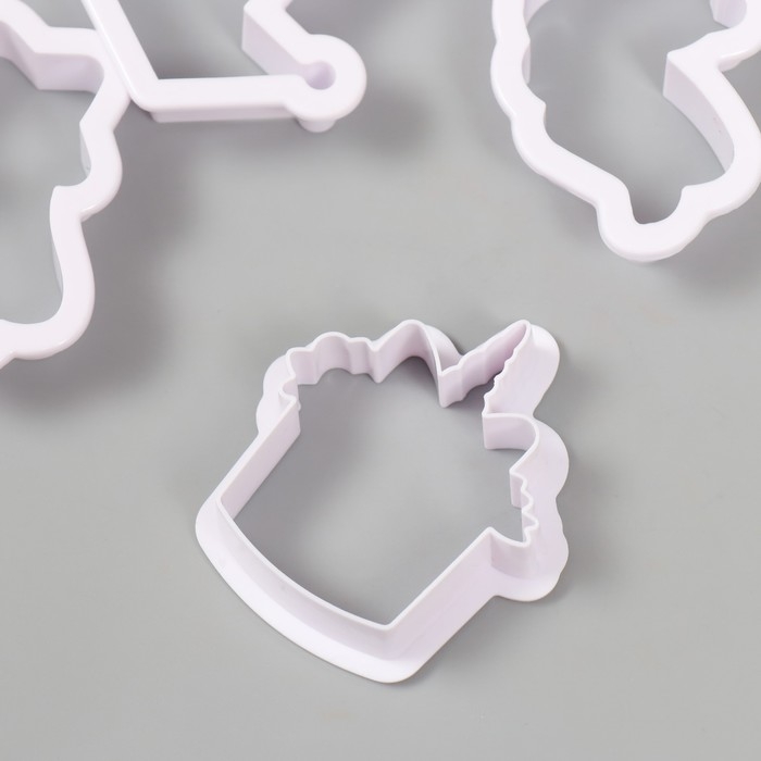 Каттеры для полимерной глины Каттеры для полимерной глины "Единороги и облака" набор 8 шт