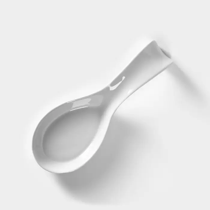 Подставка под ложку Добрушский завод &laquo;Бельё&raquo;, 20 см, фарфор, белая