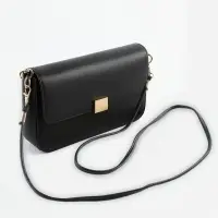 Ручка-шнурок для сумки, с карабинами, 120&times;0.6 см, чёрная