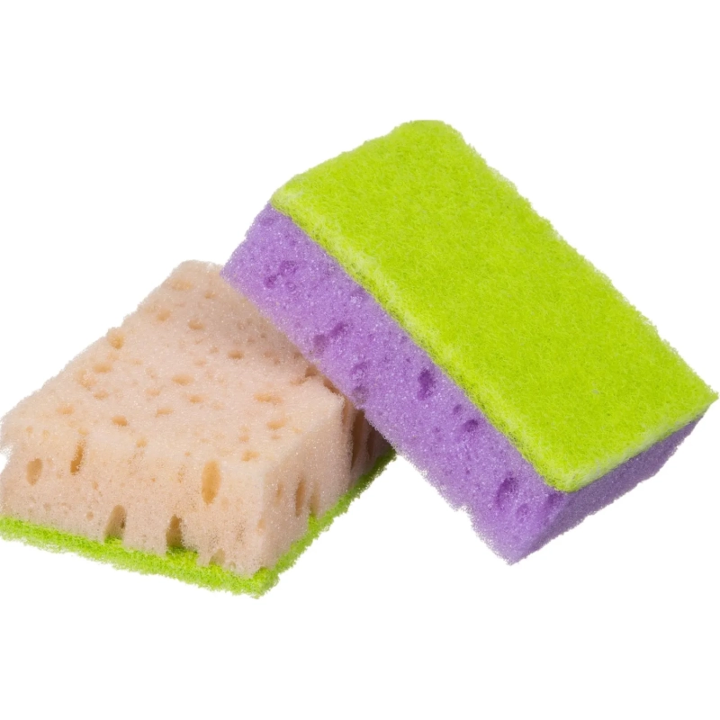 Губки для мытья посуды Master FRESH XL 100х70х33мм 5шт/уп