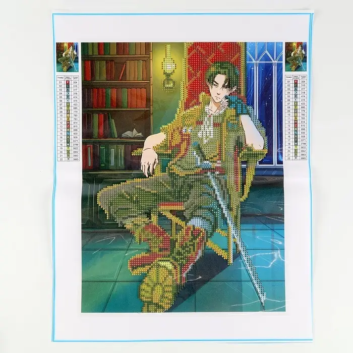 Алмазная мозаика с частичным заполнением на холсте &laquo;Незнакомец&raquo;, 30&times;40 см