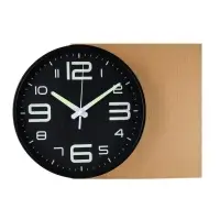 Часы настенные интерьерные &laquo;Классика&raquo;, плавный ход, светящиеся, d=25 см