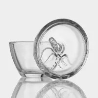 Сахарница &laquo;Яблоко&raquo;, 300 мл, 10&times;11 см, стекло