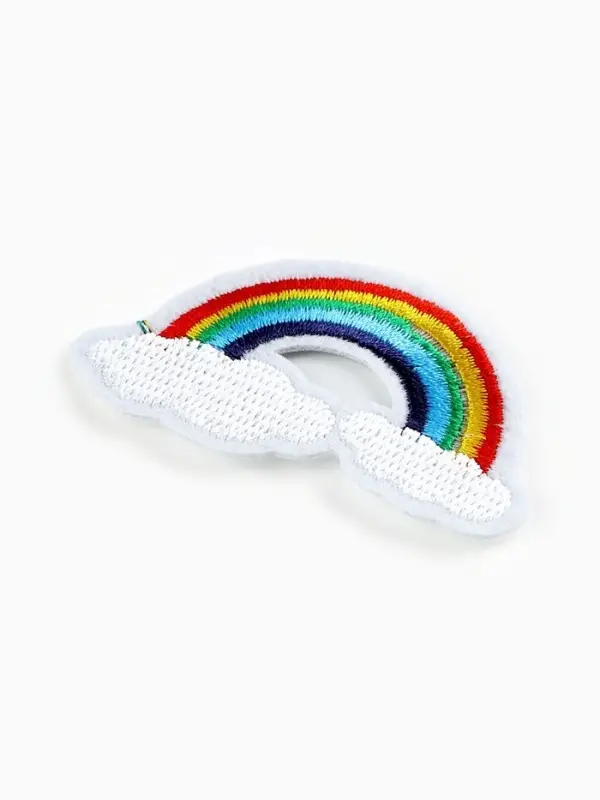 Термоаппликация «Радуга», 5.7×3.4 см, разноцветная Термоаппликация «Радуга», 5.7×3.4 см, разноцветная