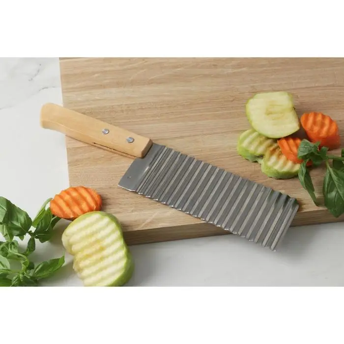 Нож для фигурной резки Доляна, 27&times;6 см, нержавеющая сталь, бежевый