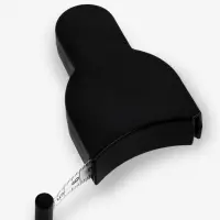 Рулетка для измерения объёмов тела портновская, 150 см (снаружи дюймы, внутри см), чёрная