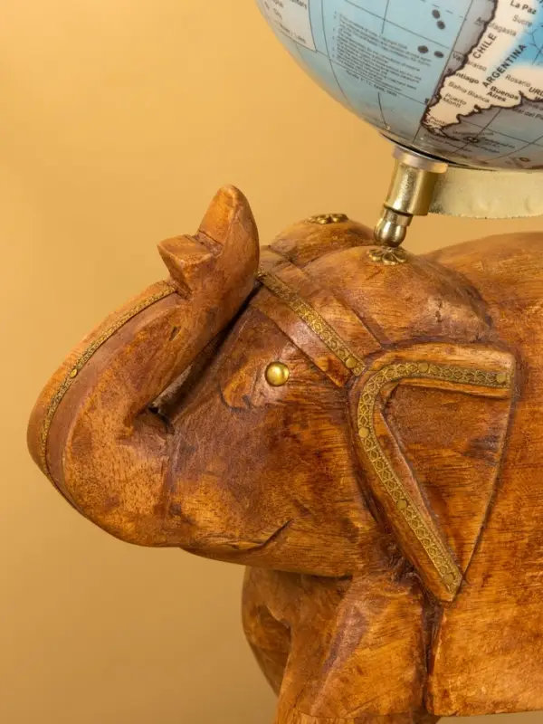 Глобус сувенирный, 25×16×36 см, подставка дерево