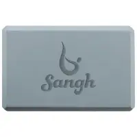 Блок для йоги Sangh, 23х15х8 см, цвет серый