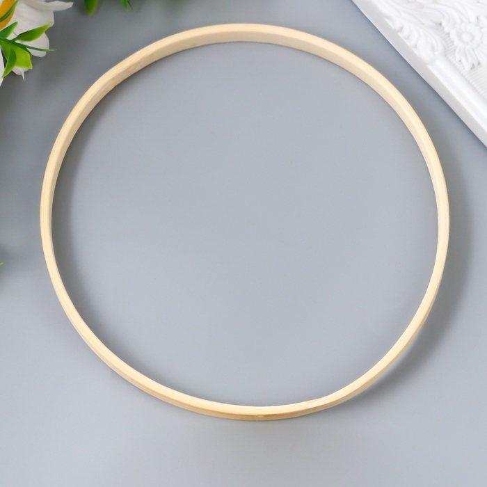 Кольцо бамбук для изготовления ловца снов набор 2 шт d=15 см Кольцо бамбук для изготовления ловца снов набор 2 шт d=15 см