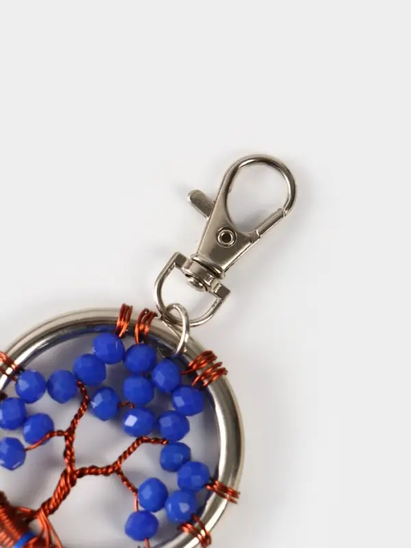 Брелок ловец снов Брелок ловец снов "Древо жизни" 19 см, цв. синий